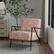Felicity Coral - Coral & Peach,Pink Damask Upholstery Fabric 54 Inches"
